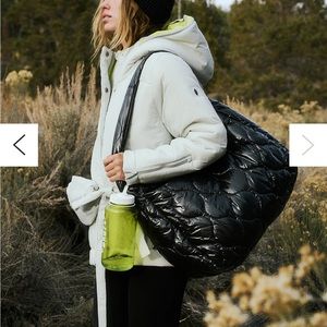 NWT free people surplus shine carryall bag